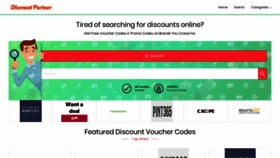 What Discountpartner.co.uk website looked like in 2020 (3 years ago)