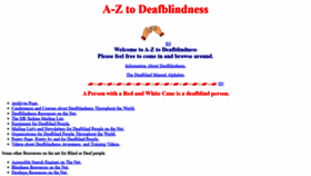 What Deafblind.com website looked like in 2020 (3 years ago)