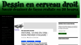 What Dessin-cerveau-droit.fr website looked like in 2020 (3 years ago)