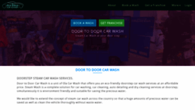 What Door2doorcarwash.com website looked like in 2020 (3 years ago)