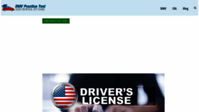 What Dmv-practicetest.com website looked like in 2020 (3 years ago)