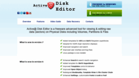 What Disk-editor.org website looked like in 2020 (3 years ago)