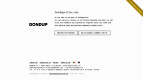 What Dondupville.com website looked like in 2020 (3 years ago)