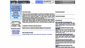 What Dvd-driver.cz website looked like in 2020 (3 years ago)