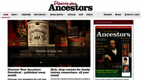 What Discoveryourancestors.co.uk website looked like in 2020 (3 years ago)