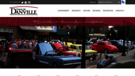 What Danvilleindiana.org website looked like in 2020 (3 years ago)