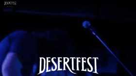 What Desertfest.be website looked like in 2020 (3 years ago)