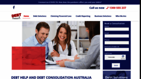 What Debtassist.com.au website looked like in 2020 (3 years ago)
