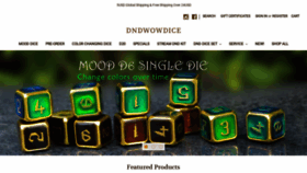 What Dndwow.com website looked like in 2020 (3 years ago)