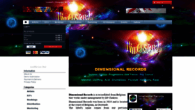 What Dimensionalrecords.com website looked like in 2020 (3 years ago)
