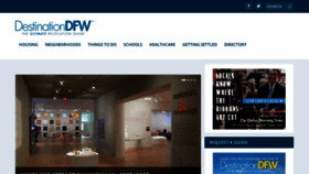 What Destinationdfw.com website looked like in 2020 (3 years ago)