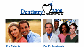 What Dentistry2000.com website looked like in 2020 (3 years ago)