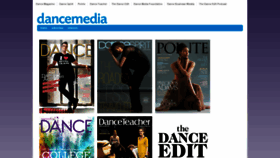 What Dancemedia.com website looked like in 2020 (3 years ago)