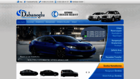 What Dabanoglu.com.tr website looked like in 2020 (5 years ago)