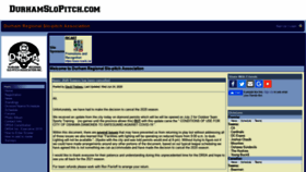 What Durhamslopitch.com website looked like in 2020 (3 years ago)