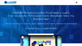 What Dailyfulfill.com website looked like in 2020 (5 years ago)