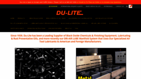 What Du-lite.com website looked like in 2020 (3 years ago)