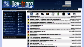 What Dev-fr.org website looked like in 2011 (13 years ago)