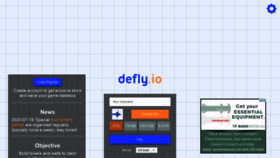 What Defly.io website looked like in 2020 (4 years ago)