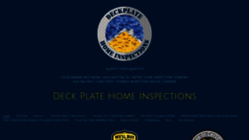 What Deckplatehomeinspections.com website looked like in 2020 (3 years ago)