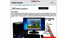 What Dolphin-emulator.com website looked like in 2020 (3 years ago)