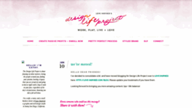 What Designlifeproject.com website looked like in 2020 (3 years ago)