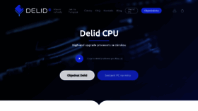 What Delid.cz website looked like in 2020 (3 years ago)