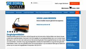 What Dezorgoutlet.nl website looked like in 2020 (3 years ago)