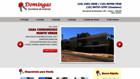 What Domingasimoveis.com.br website looked like in 2020 (3 years ago)