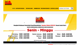 What Depobangunan.co.id website looked like in 2020 (3 years ago)