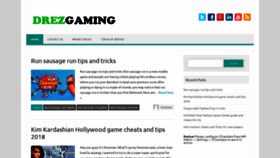 What Drezgaming.com website looked like in 2020 (3 years ago)