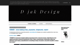 What Djakdesign.pl website looked like in 2020 (3 years ago)