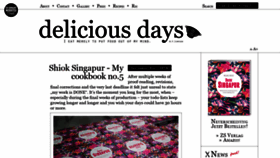 What Deliciousdays.com website looked like in 2020 (3 years ago)
