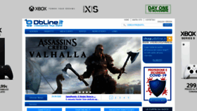 What Dbline.it website looked like in 2020 (3 years ago)