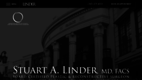 What Drlinder.com website looked like in 2020 (3 years ago)