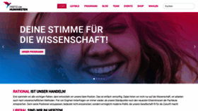 What Diehumanisten.de website looked like in 2020 (3 years ago)