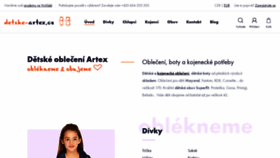What Detske-artex.cz website looked like in 2020 (3 years ago)