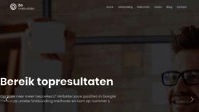 What Delinkbuilder.nl website looked like in 2020 (4 years ago)