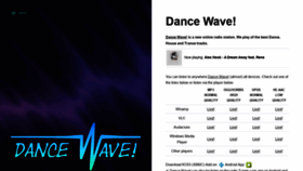 What Dancewave.online website looked like in 2020 (3 years ago)