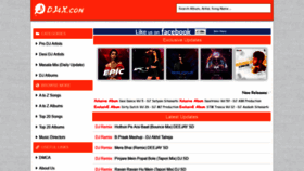 What Dj4x.co website looked like in 2020 (3 years ago)