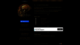 What Deathdate.info website looked like in 2020 (3 years ago)
