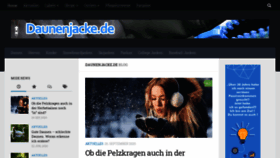 What Daunenjacke.de website looked like in 2020 (3 years ago)