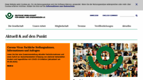 What Dgkj.de website looked like in 2020 (3 years ago)