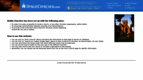 What Dublinchurches.com website looked like in 2020 (3 years ago)