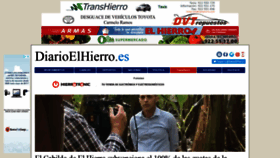 What Diarioelhierro.com website looked like in 2020 (3 years ago)