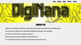 What Diginana.com website looked like in 2020 (3 years ago)