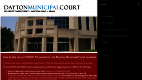What Daytonmunicipalcourt.org website looked like in 2020 (3 years ago)