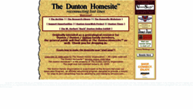 What Dunton.org website looked like in 2020 (3 years ago)
