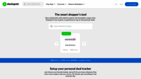 What Dealspotr.com website looked like in 2020 (3 years ago)