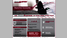 What Depoexpress.com website looked like in 2020 (4 years ago)